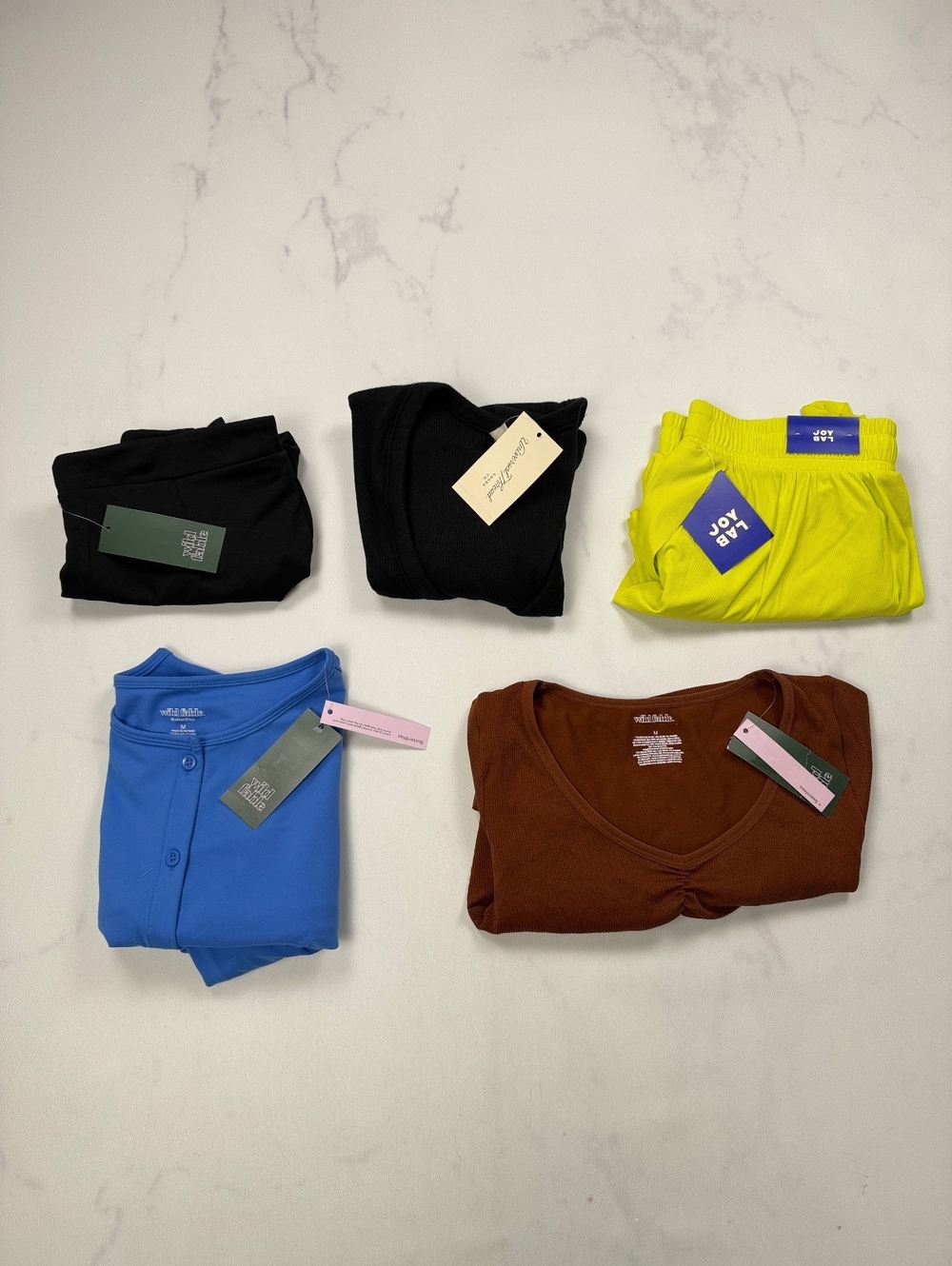 Wild Fable Universal Thread JoyLab 90s VTG Chic 5 Outfit Bundle Lot - Women M